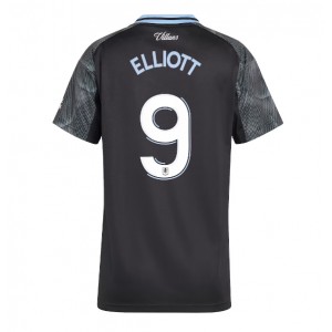 Fotbalové Dres Aston Villa Harvey Elliott #9 Dámské Venkovní Oblečení 2025-26 Krátký Rukáv
